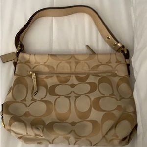 Coach purse in gold